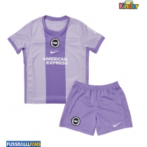 Brighton Auswärts Trikotsatz Kinder 2025-26 Kurzarm (+ Kurze Hosen)